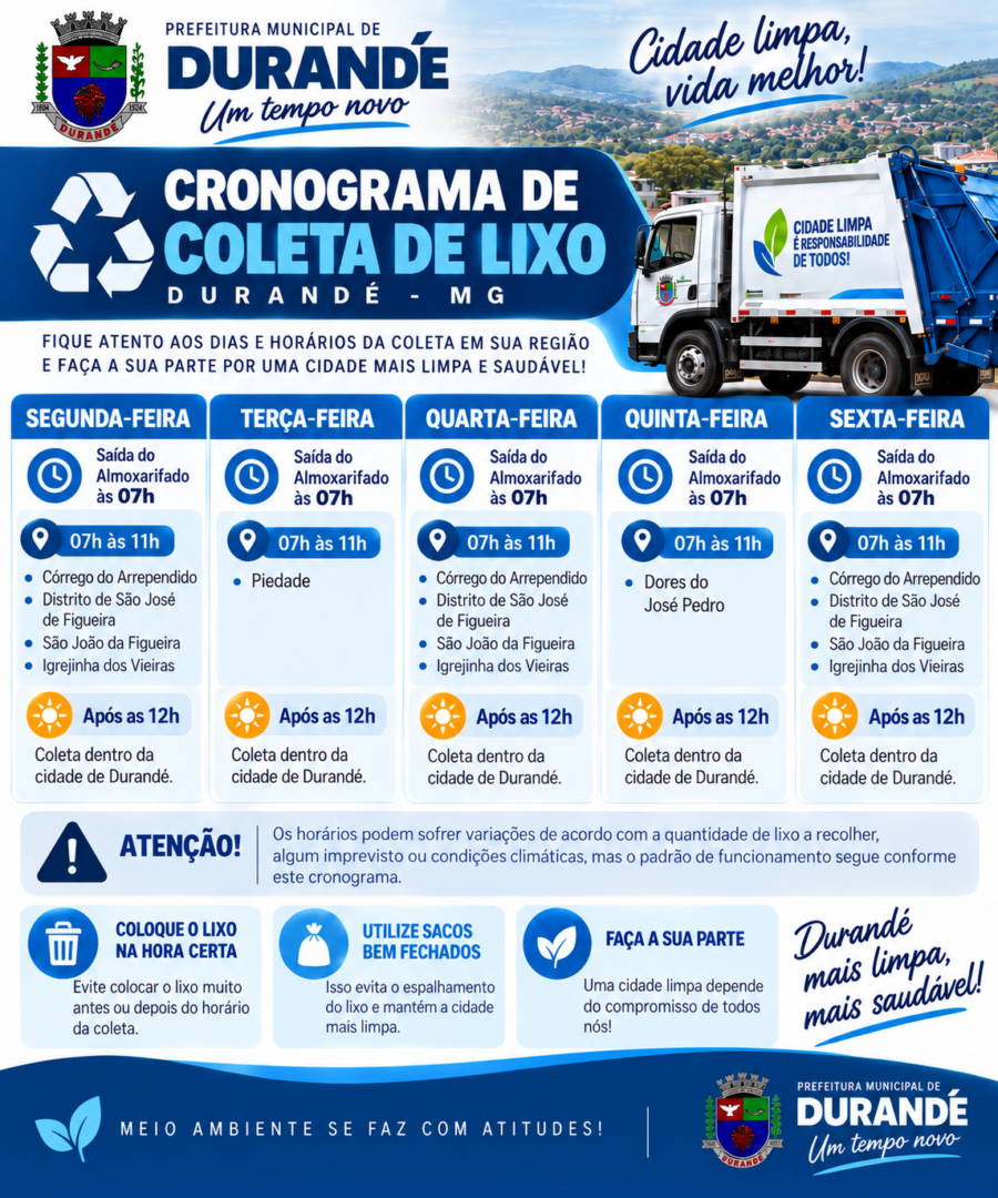 Comunicado da Prefeitura de Durandé